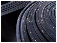 CLOTH INSERTION ROUGH FINISH RUBBER SHEETS